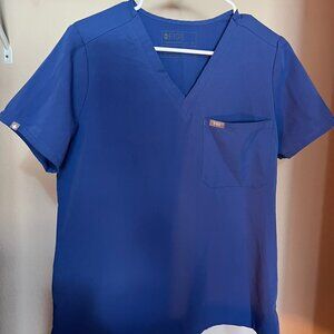 Denim Figs Catarina One Pocket Scrub Top MEDIUM